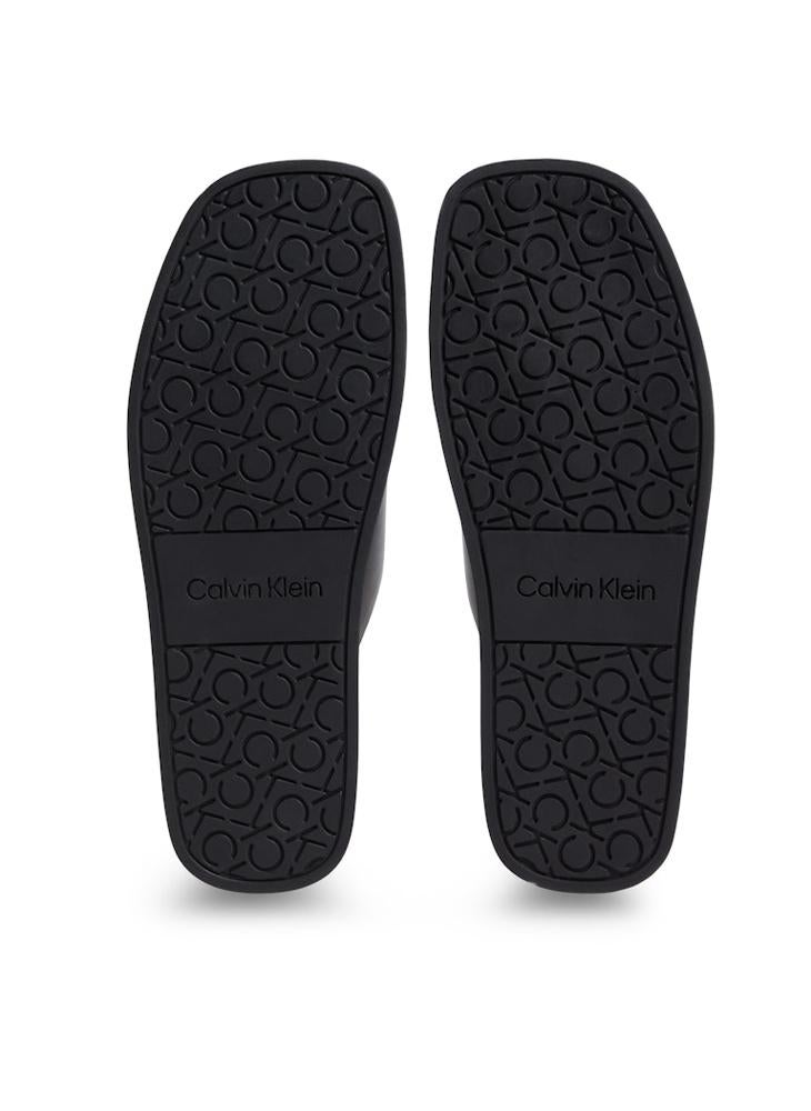 CALVIN KLEIN CRISS CROSS LEATHER SANDALS  - Image 4