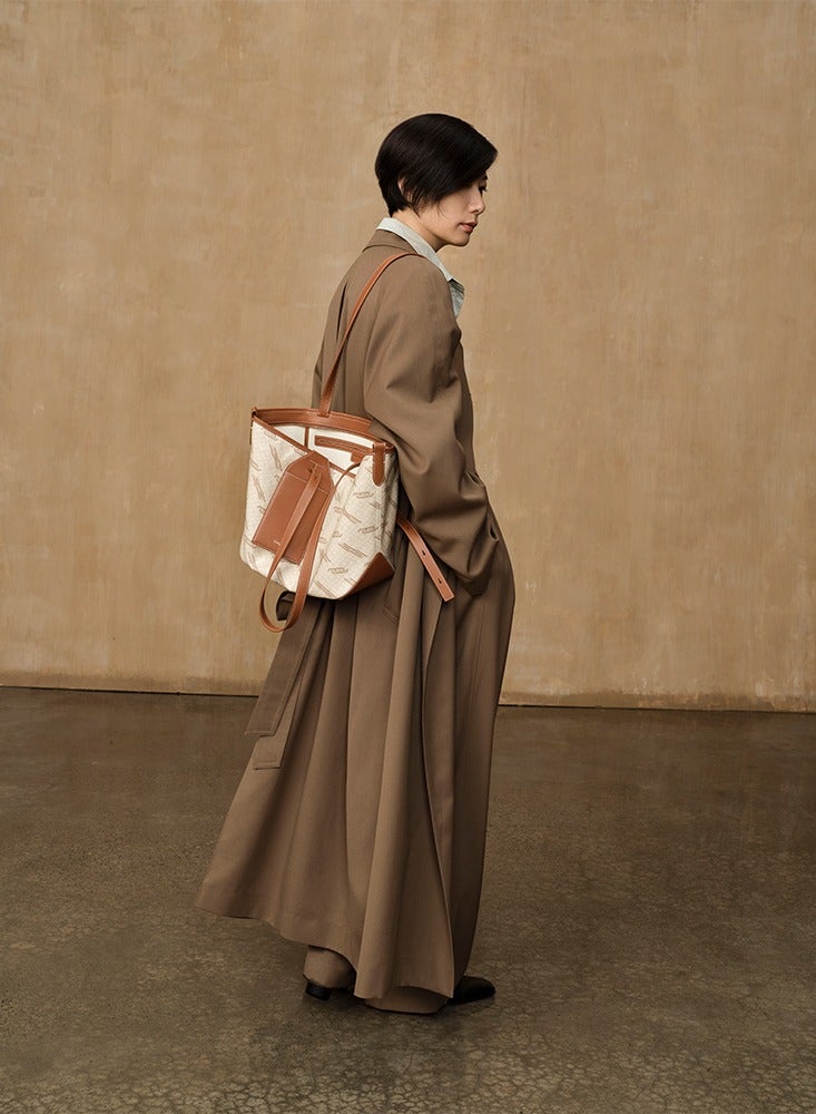 Songmont Old Flower Retro Commuter Medium Tote Bag - Image 4