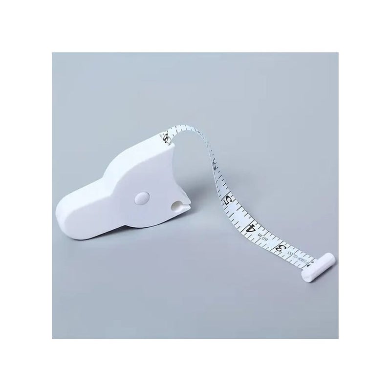White Retractable Soft Measuring Tape Fitness Body Measure Tool - Image 3