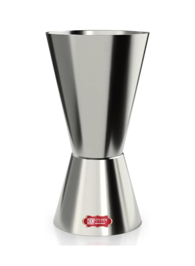 KITCHEN EXPERT, THE KITCHEN'S BEST - Tall Peg Measure | Stainless Steel | Cocktail Jigger | Double Sided | Drink Measurement | Bar Tool | 30/60 ml |1 PC - Image 1