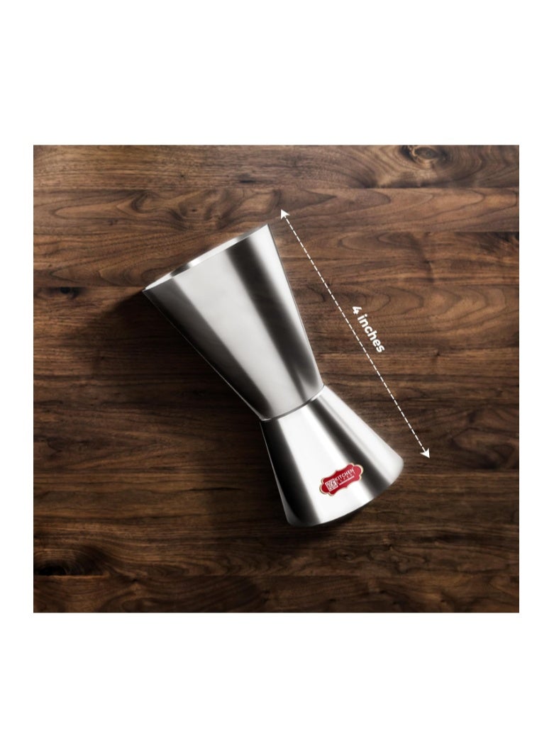 KITCHEN EXPERT, THE KITCHEN'S BEST - Tall Peg Measure | Stainless Steel | Cocktail Jigger | Double Sided | Drink Measurement | Bar Tool | 30/60 ml |1 PC - Image 3