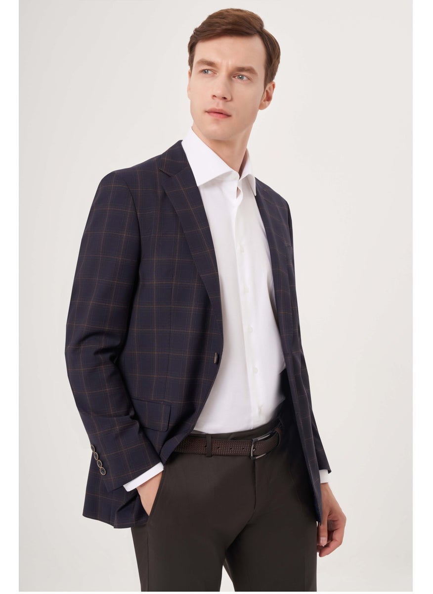 Bisse Men's 6 Drop Mono Collar Double Slit Jacket BLACK PCK23Y23109_D39  - Image 1