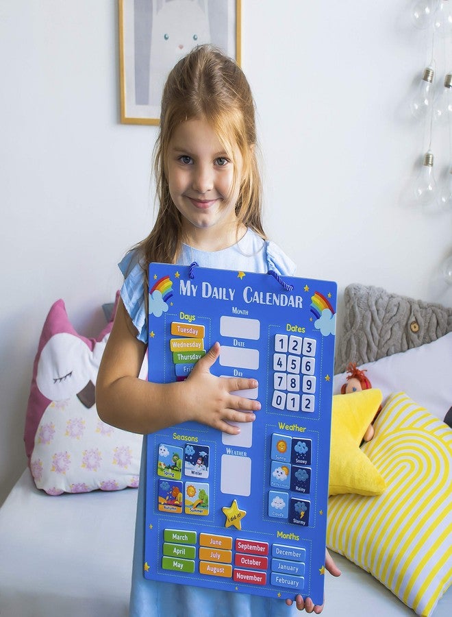 Simply Magic Kids Calendar 2026 - My First Daily Magnetic Calendar for Kids, All About Today Board, Days of The Week Toddler Calendars - Preschool Classroom Calendar for Wall, Circle Time Calendars - Image 2