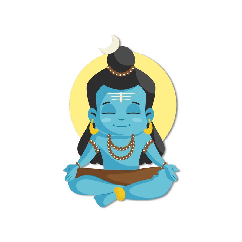 Click n ship Shiv Kitchen Fridge Magnet - Multicolor - Image 1