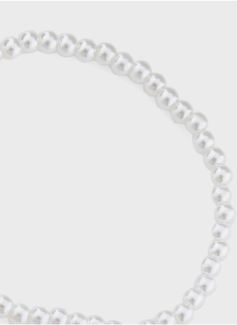Ginger Cherry Charm Pearl Bracelet  - Image 3
