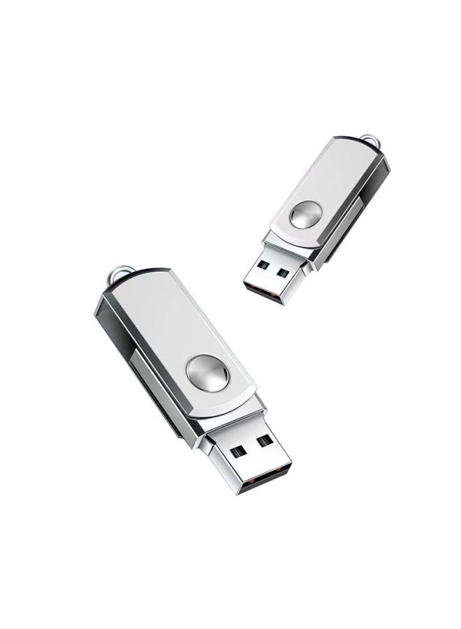 Gift Lettering Rotating USB Flash Disk 16g Small Fat Man Car 32G Metal 8g64g High Speed USB Flash Disk 128g-Color:Gold-Capacity:USB 3.0 32GB - Image 5