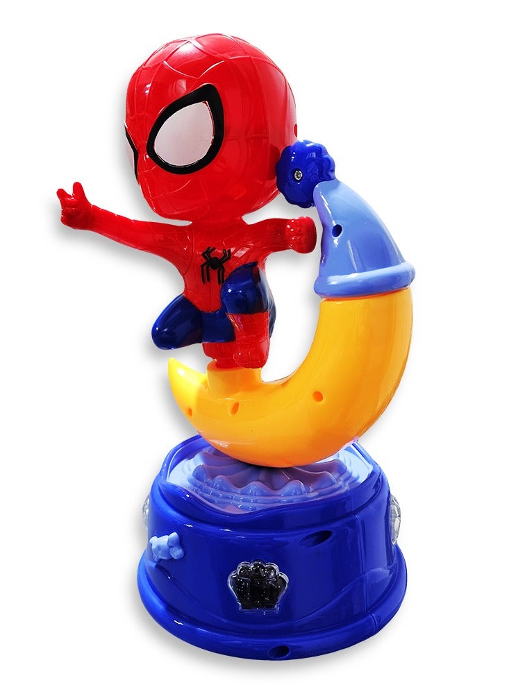 Ramadan Lantern Crescent Spiderman with Light and Ramadan Songs