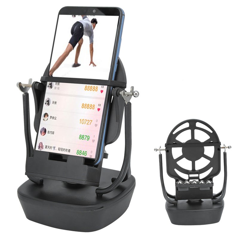 Automatic Phone Wiggler: 2 Power Options Battery/USB, Radiation-Free Stainless Steel Frame - Portable Soft Support Phone Motion Device for Daily Sports Goal Completion, Home Use - Image 3