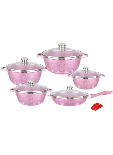 HK Durable Non-stick Granite Coating Cooking Pot/sufuria-11 PIECE