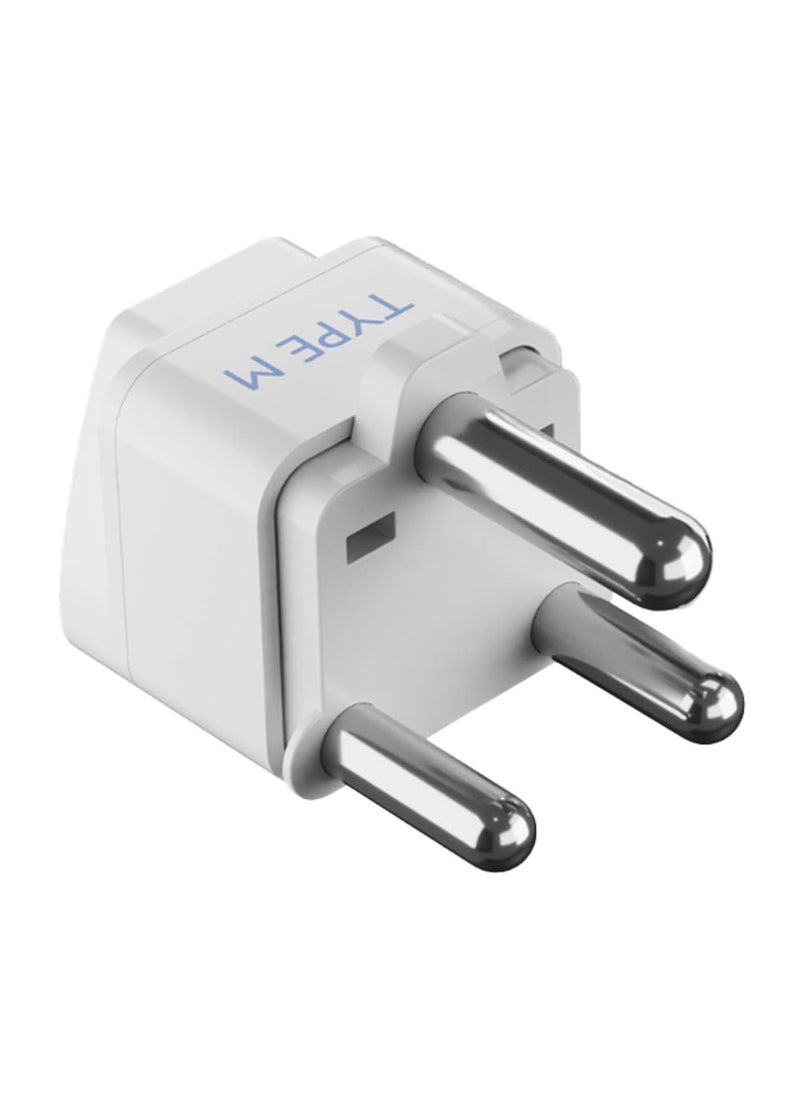 Ceptics Ceptics India to South Africa Botswana Namibia More Type M Travel Adapter Plug CE Certified RoHS Compliant GP10L  - Image 1