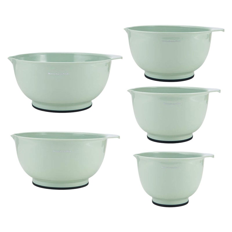 KitchenAid Classic Mixing Bowls Set of 5 Pistachio