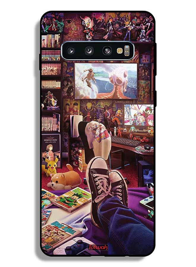 Tolwak Samsung Galaxy S10 Protective Case Cover Comic Zone - Image 2