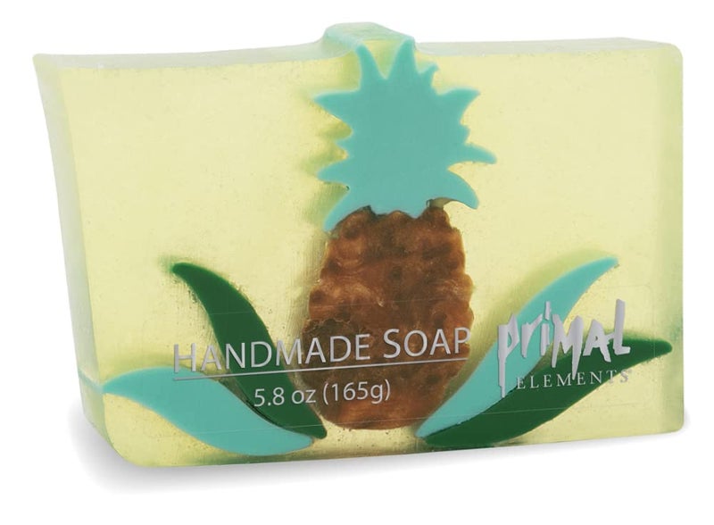 Primal Elements Bar Soap in Shrinkwrap, Pineapple, 6 Ounce