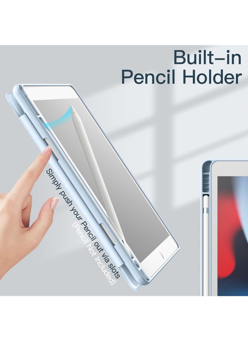 Captaintech iPad 10.2-inch Case (9th/8th/7th Gen) – Clear Shockproof Cover with Pencil Holder u0026 Auto Wake/Sleep (2021-2019 Models) - Image 5