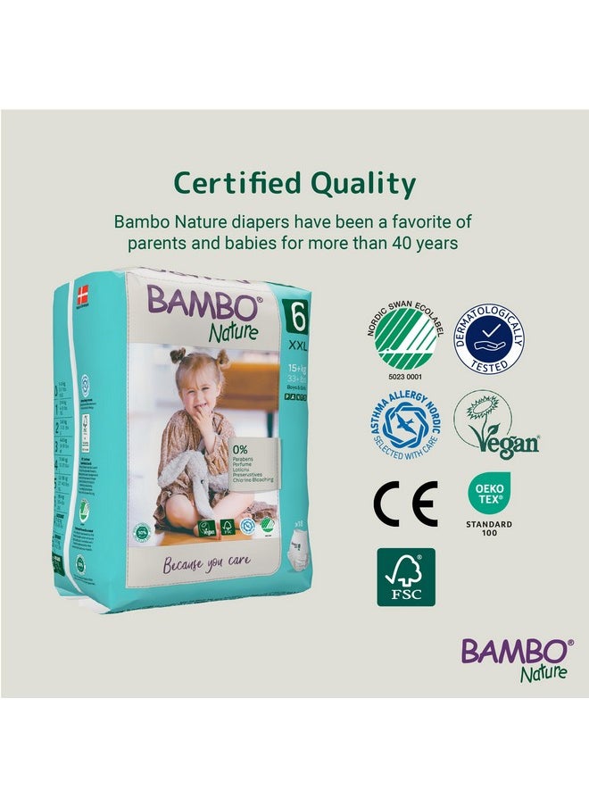 BAMBO NATURE Premium Baby Pants Diapers For Kids Xxl Size (15+ Kgs), Super Absorbent, Breathable, Extra Soft, Dermatologically Tested, Hypoallergenic Infant Nappies With Wetness Indicator, 18 Count  - Image 4