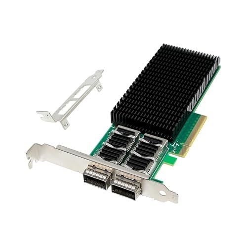 Millennium Technology 40Gb NIC Dual QSFP+ Port Ethernet Converged Network Adapter PCIe x8 with XL710 BM2 Chipset QDA2 - Image 1