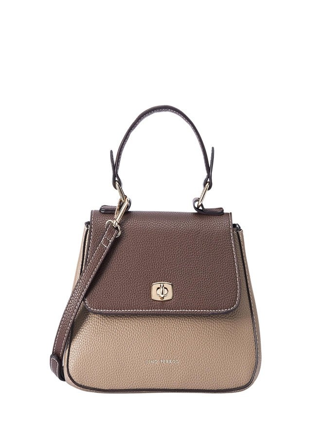 Lino Perros Voyage Andrey Taupe Sling Bag - Image 1