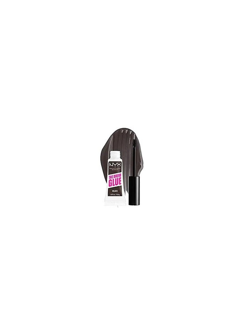 NYX PROFESSIONAL MAKEUP - The Brow Glue Instant Brow Styler Black  5g - Image 1