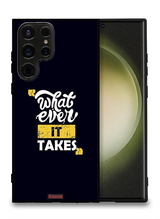 Tolwak Samsung Galaxy S23 Ultra 5G Protective Case Cover Whatever It Takes - Image 2