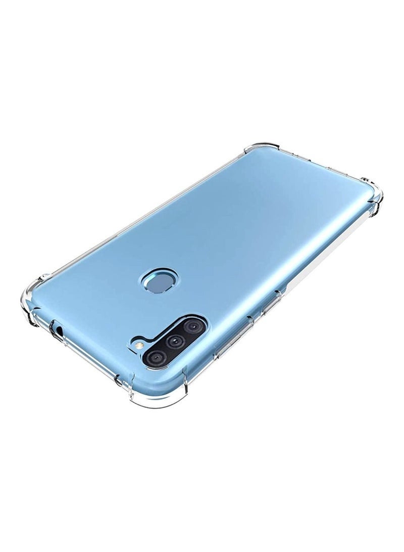 LEDIN Case for Samsung Galaxy M11 Clear Case Soft Flexible Silicone Back Cover Shockproof Anti Scratch Case with Reinforced Bumper Corner Compatible for Samsung Galaxy M11 Clear - Image 3