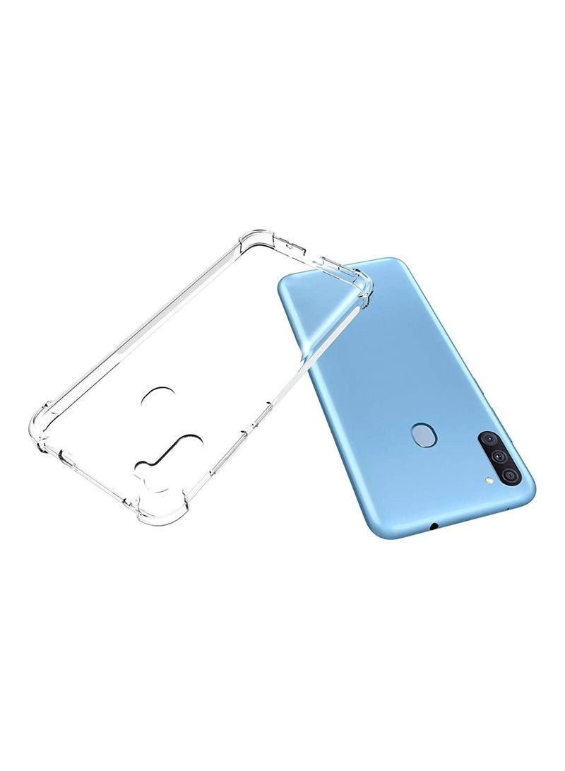 LEDIN Case for Samsung Galaxy M11 Clear Case Soft Flexible Silicone Back Cover Shockproof Anti Scratch Case with Reinforced Bumper Corner Compatible for Samsung Galaxy M11 Clear - Image 2