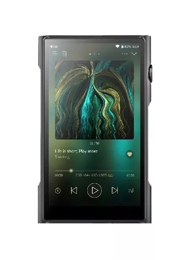 شانلينغ مشغل صوت رقمي فائق SHANLING M6، مشغل MP3/MP4، مشغل موسيقى محمول، بلوتوث عالي الدقة 5.0، 2.4G/5G WiFi|4+64GB|16X MQA|4X AK4493SEQ|Android10 Snapdragon 665|900mW@32Ω (أسود)  - Image 1