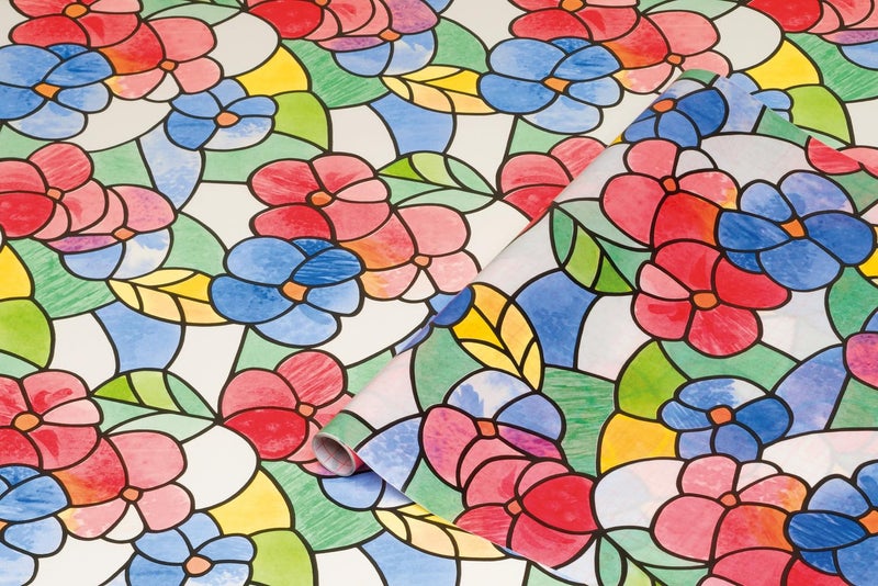 d-c-fix 346-0017 Self-Adhesive Privacy Glass Window Film, Lisboa Red, 17" x 78" Roll - Image 5