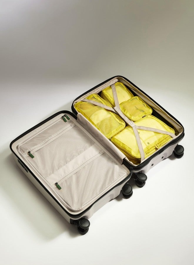 ANTLER - Compression Packing Cubes for Travel, Luggage Organiser for Suitcases or Bags, Travel Accessories, Set of 4, Gorse Yellow - Image 4