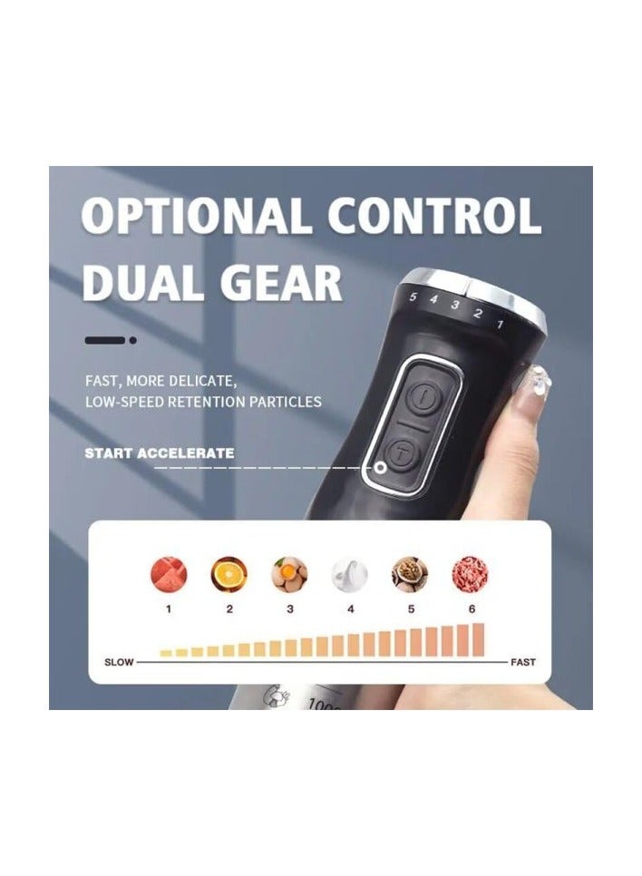 Dsp Hand Blender Stainless Steel 4 in 1 KM1086 (1000 W) - Image 4