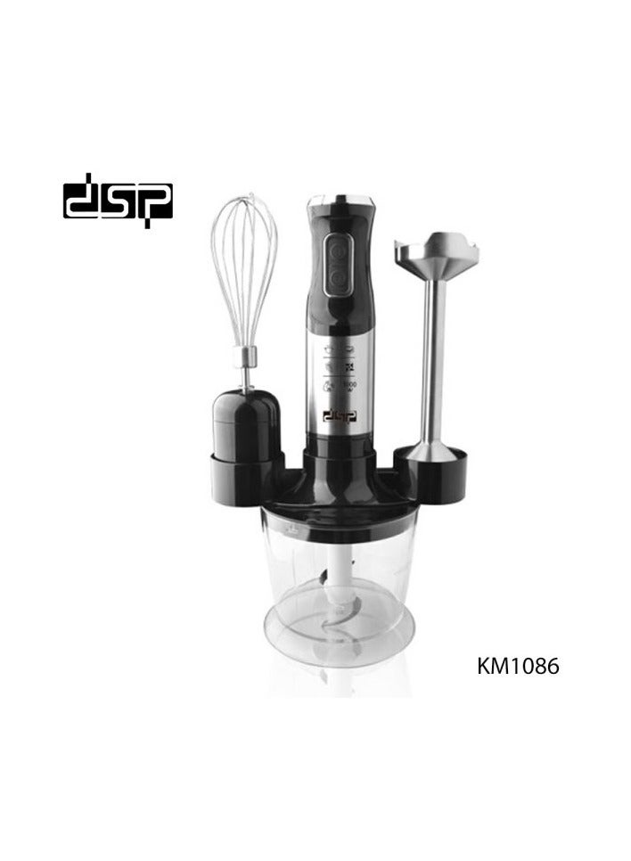 Dsp Hand Blender Stainless Steel 4 in 1 KM1086 (1000 W) - Image 2