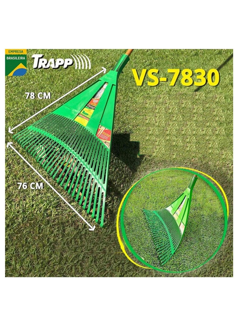 تراب - مجرفة برازيلية بمقبض خشبي من تراب ، عرض 78 سم ، VS-7830 (أخضر) - Image 1