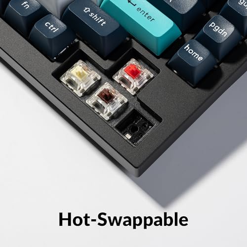 Keychron Q1 Max RGB QMK/VIA Custom Mechanical Keyboard, Hot-Swappable Full Metal Programmable Knob with Gateron Jupiter Banana Switch, 2.4 GHz/Bluetooth/Wired Gaming Keyboard for Mac Windows Linux - Image 3