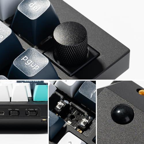 Keychron Q1 Max RGB QMK/VIA Custom Mechanical Keyboard, Hot-Swappable Full Metal Programmable Knob with Gateron Jupiter Banana Switch, 2.4 GHz/Bluetooth/Wired Gaming Keyboard for Mac Windows Linux - Image 5