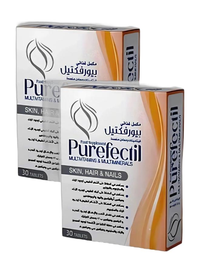 بيورفكتيل فيتامينات بيرفكتيل للشعر والبشرة والأظافر 30 قرصًا - Image 1