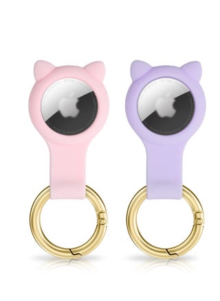 Cute AirTag Keychain Holder - Protective Case with Anti-Lost Keychain for AirTag Tracker, Scratch-Resistant Accessories for Kids, Pets, and Backpacks (2 Pack) - pzsku/Z6970D495144E169F21E2Z/45/_/1723031670/8017609c-3ef5-4989-b447-1fb4a79325a1