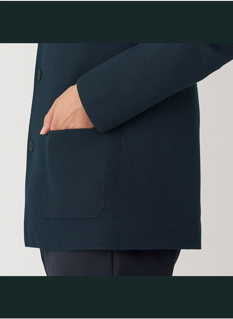 MUJI Washable Milano Ribbed Jacket