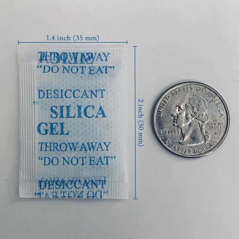 WAOTOAW Silica Gel Desiccant Packets 2 Gram 250Pcs Desiccant Packs For Moisture Control Food Grade Silica Gel Packets Moisture Absorbers For Storage - Image 3