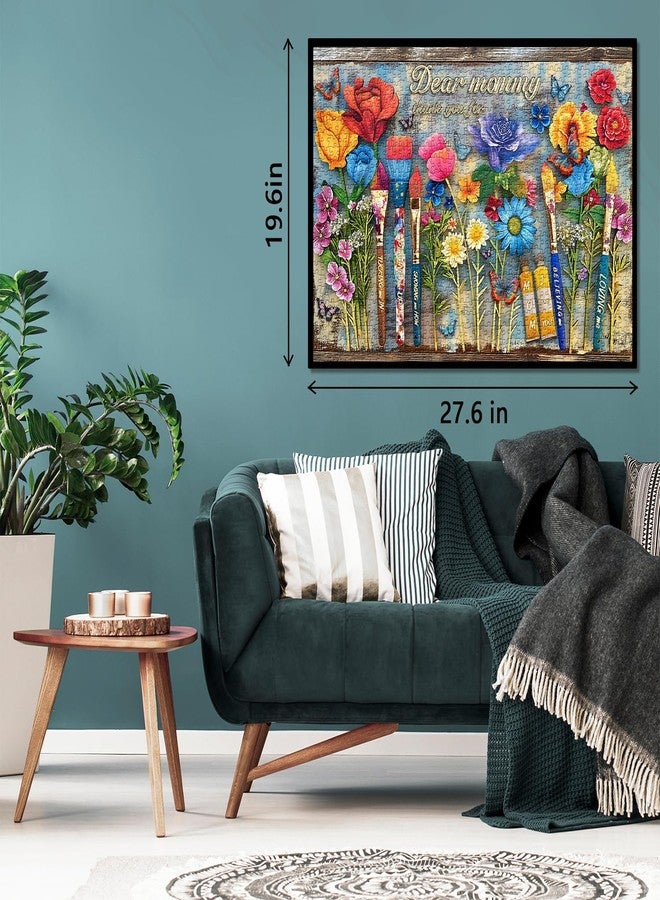 PPuzzling Flower Puzzles for Adults 1000 Pieces, Mothers Day Colorful Flowers Jigsaw Puzzle, Challenging Floral Art Painting Puzzles as Home Decor - Image 3