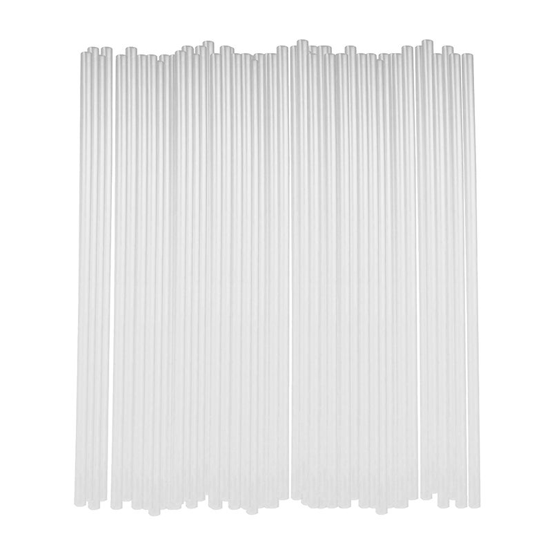 Green Direct Clear Plastic Drinking Straws  102 Inch Extra Long  Thick  Straws Individually Wrapped  BPAFree for Water Bottles Jumbo Cups  Large Drinks  Bulk Pack of 300