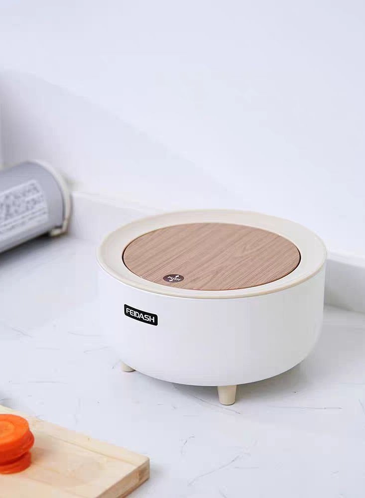 A basket, but the shape is a very chic piece of furniture that brightens up any part of the house, and also the touch cover is easy to use.IR  - Image 1