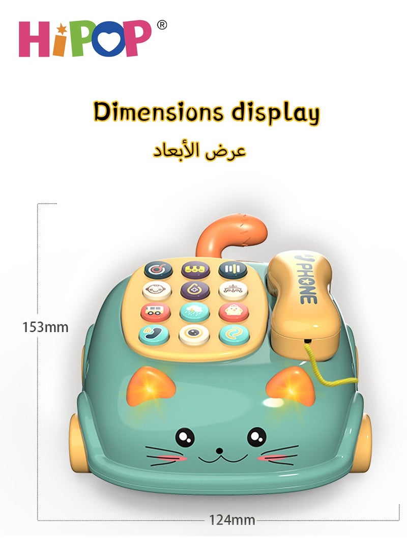 HIPOP Baby Toys with Light and Music,Baby Phone Musical Car Toy,Early Sounding Educational Toy for Baby  - Image 4