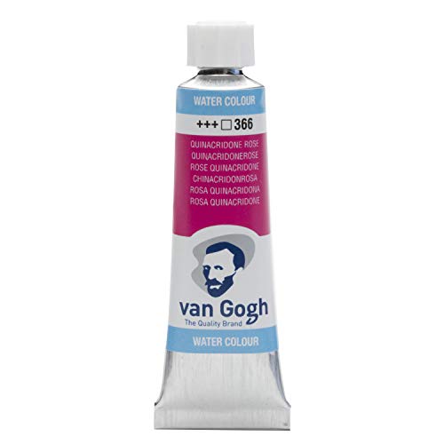 Van Gogh Watercolor Paint 10ml Tube Quinacridone Rose 366