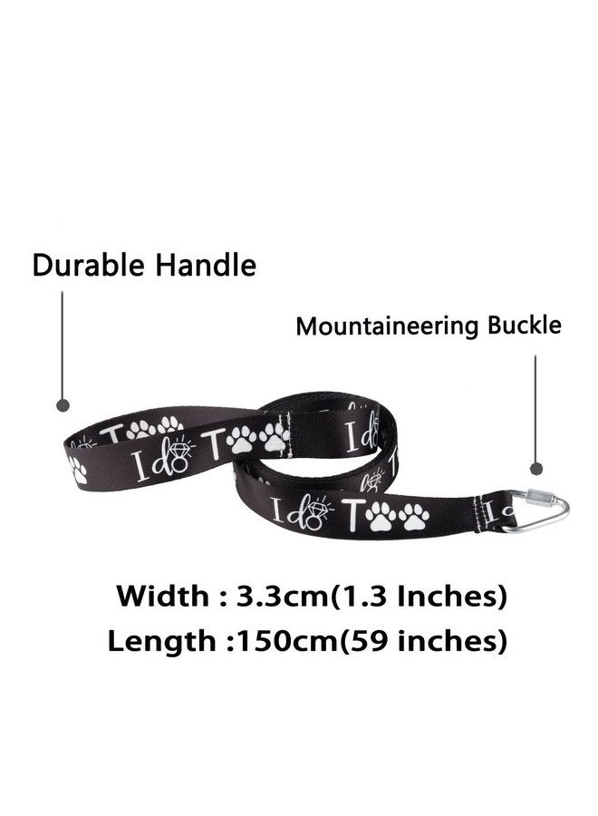 BLUPARK Funny Wedding Dog Leash Wedding Attire Engagement Dog Gift Dog Owner Gift(I Do Too!) - Image 2