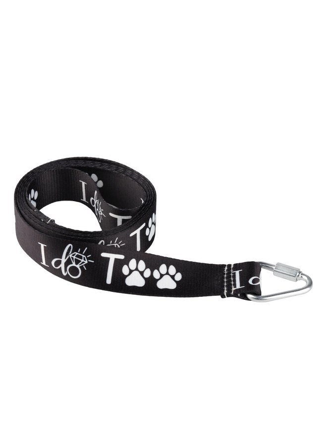 BLUPARK Funny Wedding Dog Leash Wedding Attire Engagement Dog Gift Dog Owner Gift(I Do Too!) - Image 5
