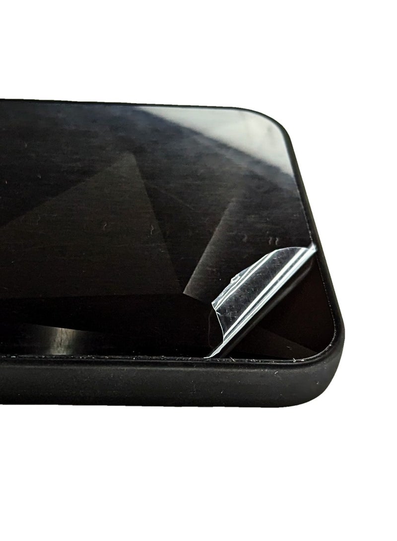 HEXABEX جراب iPhone 12 Pro Max، جراب واقٍ من الألماس اللامع المرصع بالمرايا لهاتف iPhone 12 Pro Max باللون الأسود - Image 3