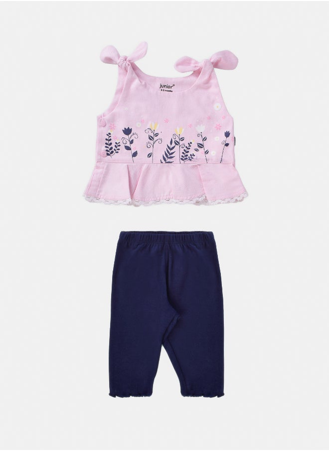 Junior Baby Girls Pajama Set  - Image 1