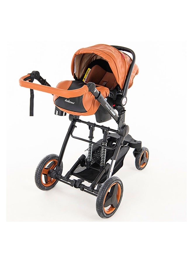 belecoo 8 Khaki - 4 In 1 Luxury Travel System - Image 3