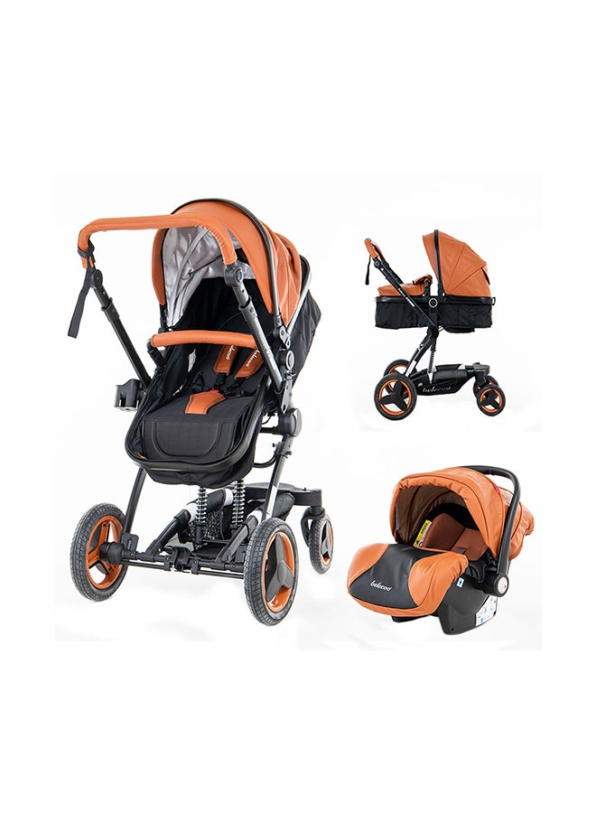 belecoo 8 Khaki - 4 In 1 Luxury Travel System - Image 1