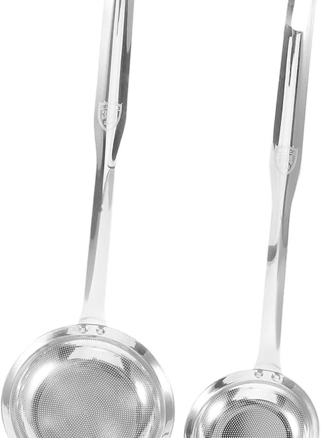 Stainless Steel Colander Strainer Spoon Oil Grease Separator Versatile Kitchen Tool - Image 1
