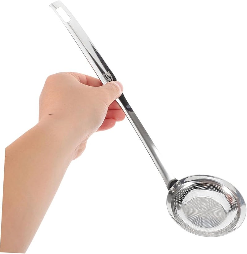 Stainless Steel Colander Strainer Spoon Oil Grease Separator Versatile Kitchen Tool - Image 4
